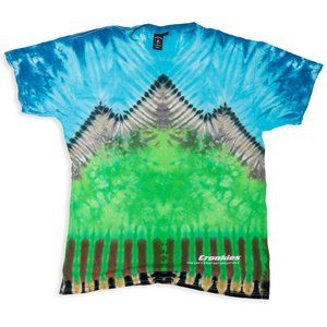 Croakies Men's Cotton Crew Neck Tie Dye T-Shirt from Jammin On